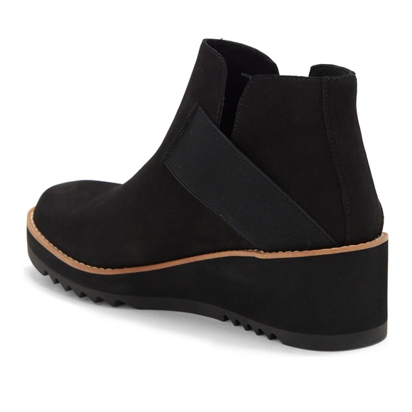Eileen Fisher Lark wedge heel booties women’s size 5.5 - Picture 2 of 11